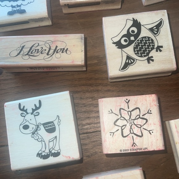 Lot of 17 stamps stamp in up and craft smart holiday - Picture 4 of 10